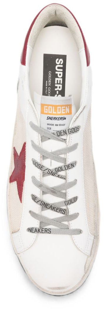 Golden Goose Sneakers Beige/White/Red/Grey Wit