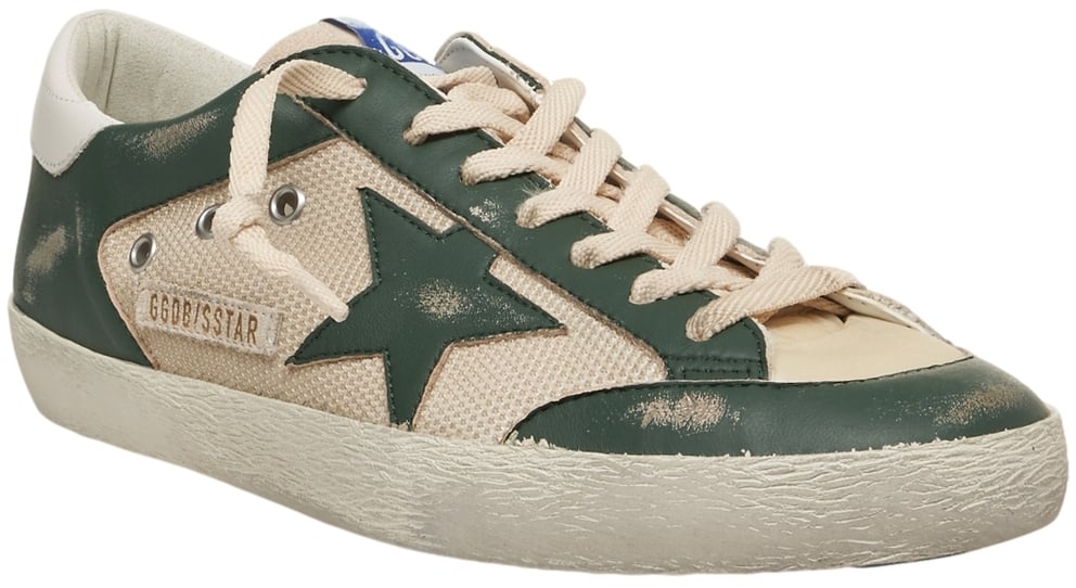 Golden Goose Sneakers 'Super-Star Penstar' Groen