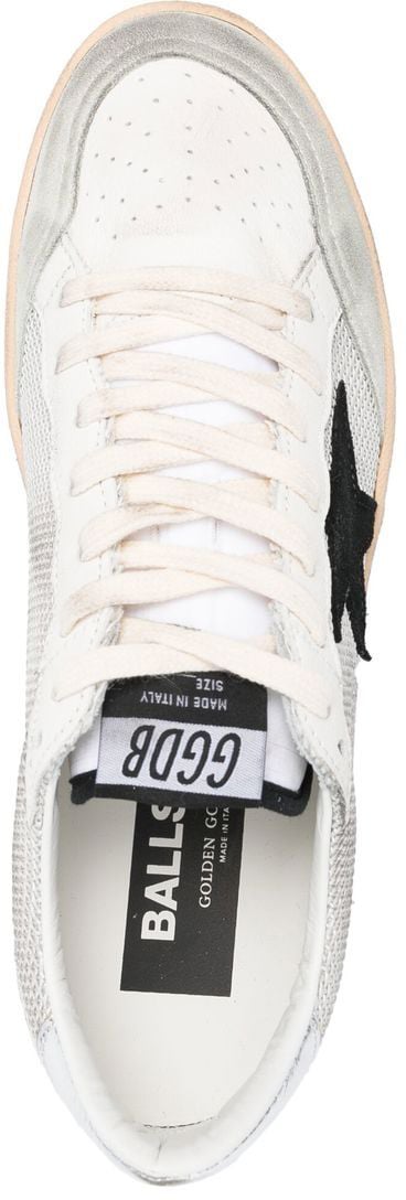 Golden Goose Heren Ball Star Sneaker Wit/Net Wit