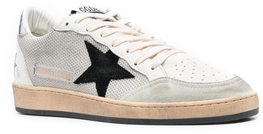 Golden Goose Heren Ball Star Sneaker Wit/Net Wit