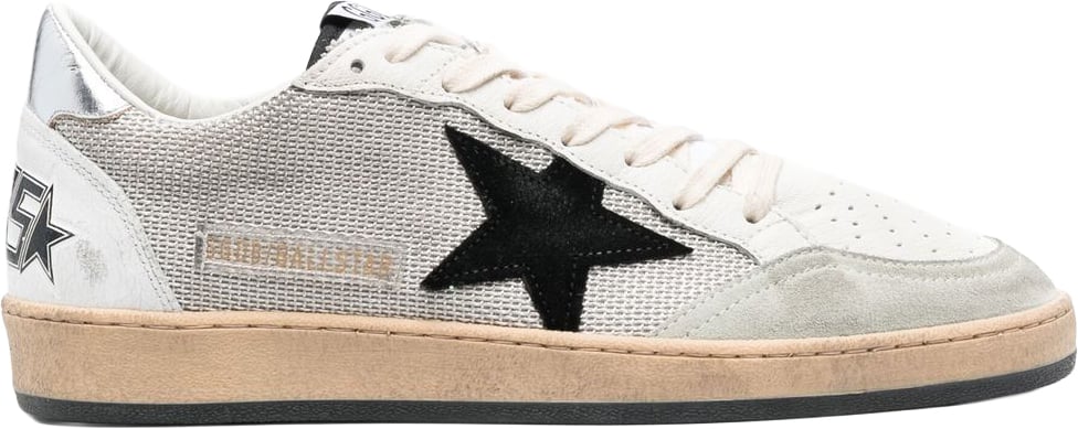 Golden Goose Heren Ball Star Sneaker Wit/Net Wit