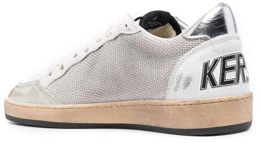 Golden Goose Heren Ball Star Sneaker Wit/Net Wit