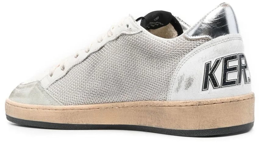 Golden Goose Sneakers Light Silver Black White Zilver