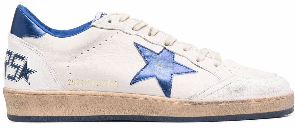 Golden Goose Sneakers Whitebluette Blauw