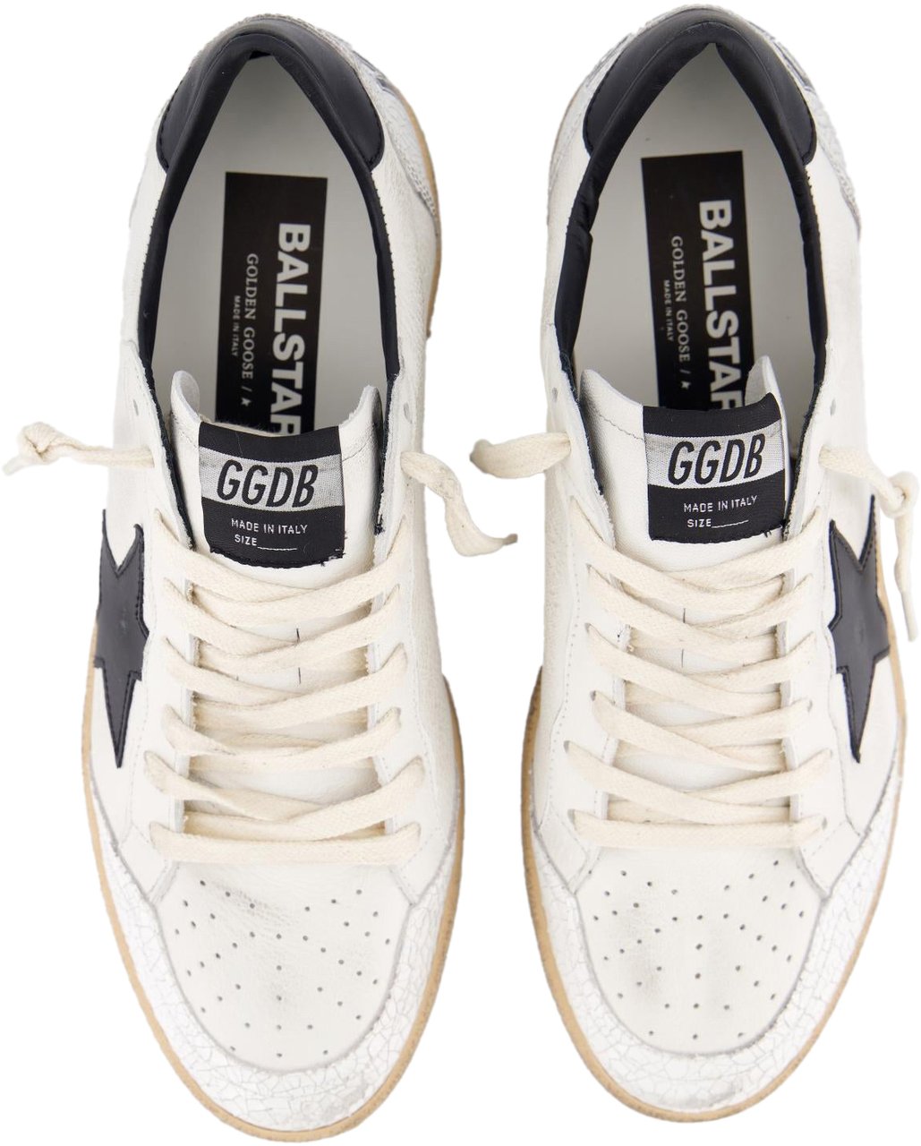 Golden Goose Heren Ball Star Sneaker Wit/Zwart Wit