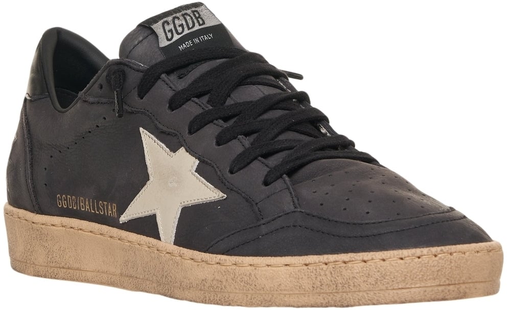 Golden Goose Sneaker 'Ball Star' Zwart