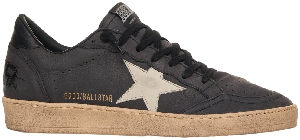 Golden Goose Sneaker 'Ball Star' Zwart
