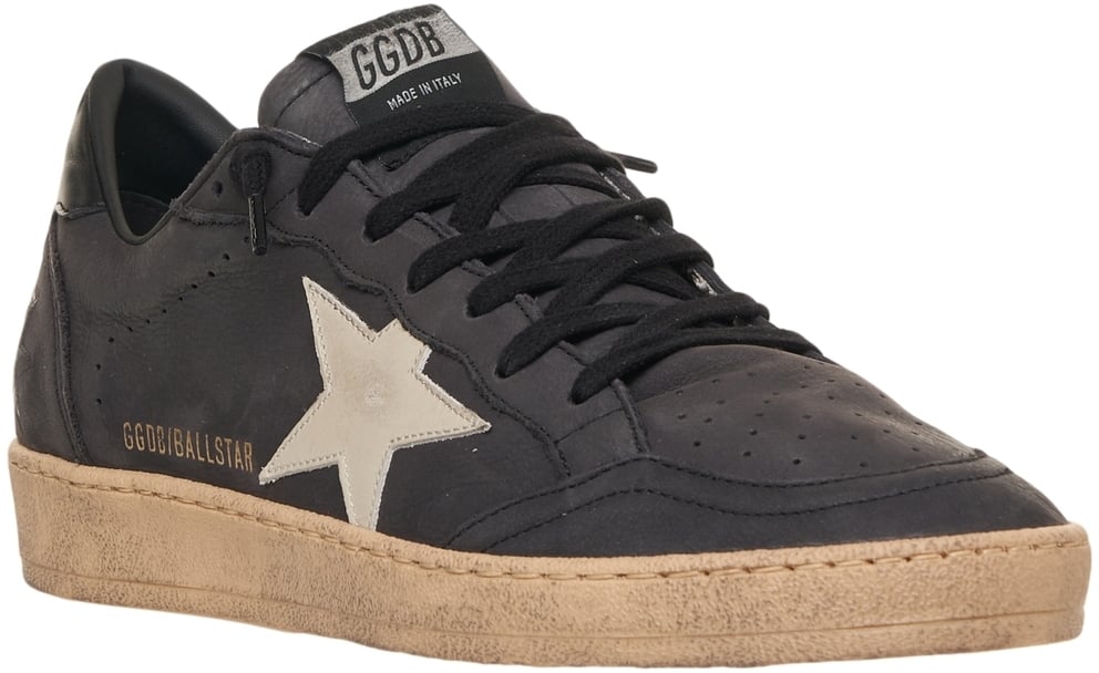 Golden Goose Sneaker 'Ball Star' Zwart
