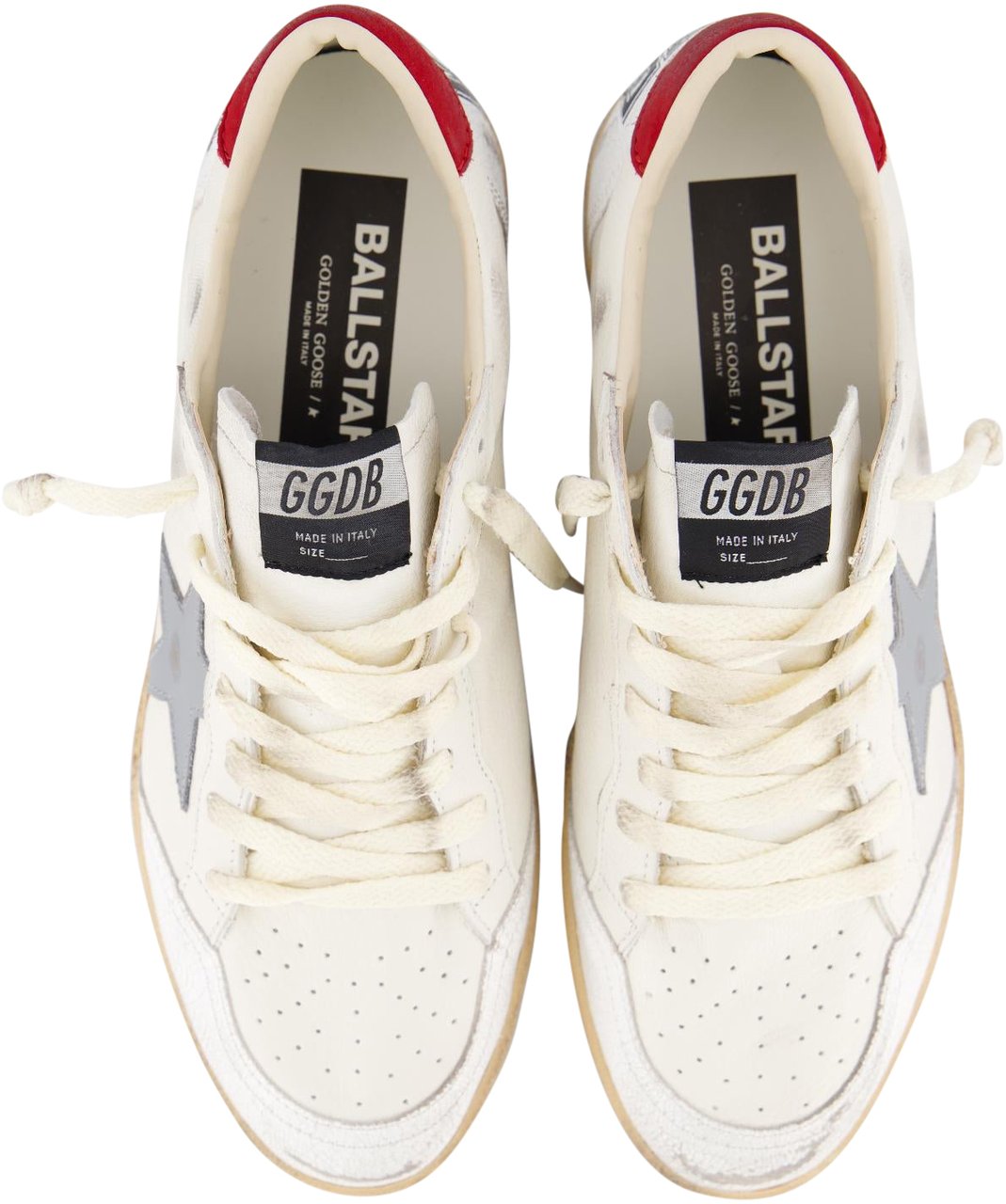 Golden Goose Heren Ball Star Sneaker Wit/Grijs Wit