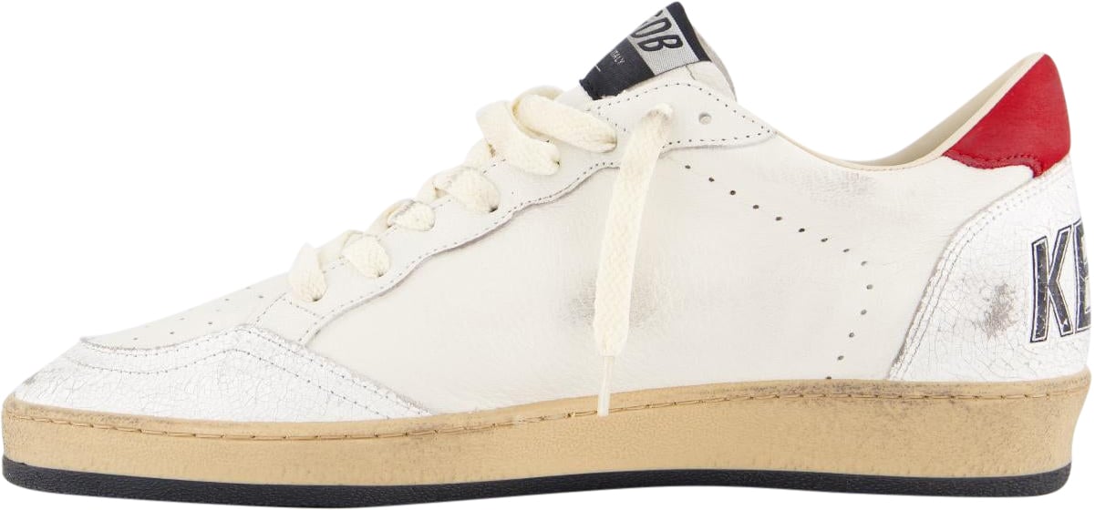 Golden Goose Heren Ball Star Sneaker Wit/Grijs Wit