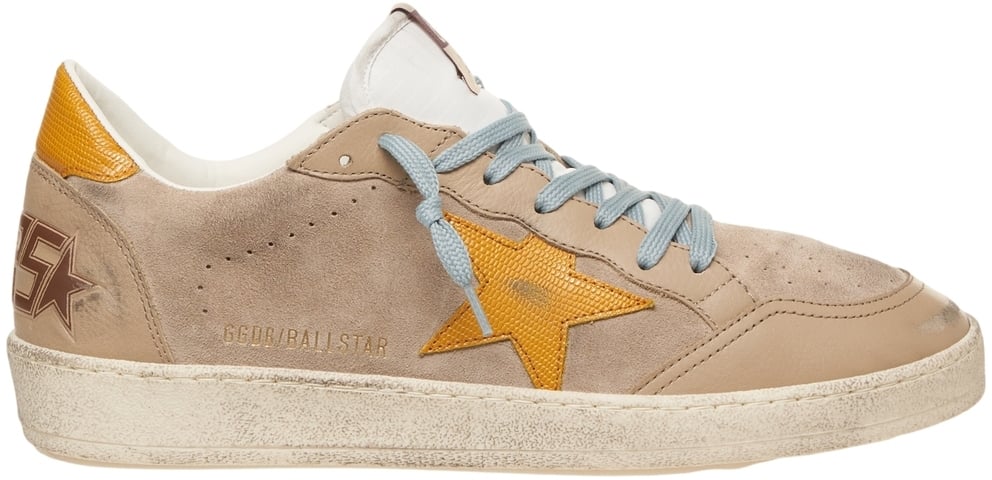 Golden Goose Sneakers scamosciate 'Ball Star' Beige