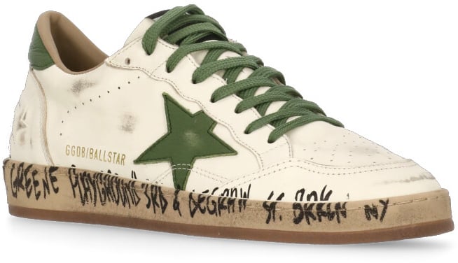 Golden Goose Sneakers Ivory Wit