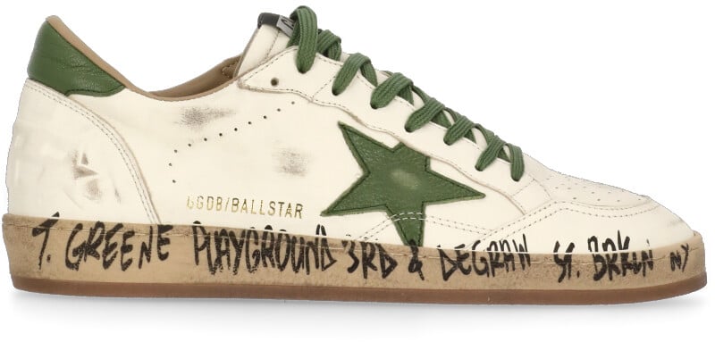Golden Goose Sneakers Ivory Wit