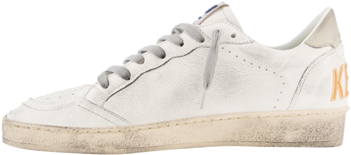 Golden Goose Heren Ball Star Sneaker Wit/Blauw Wit