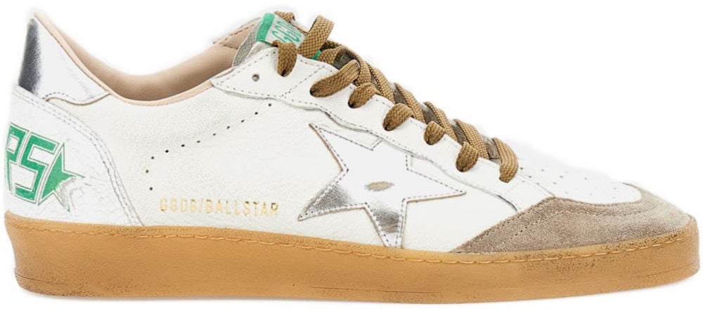 Golden Goose Sneakers Whitebeigesilver Zilver