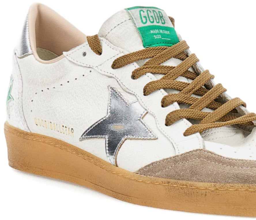 Golden Goose Sneakers Whitebeigesilver Zilver