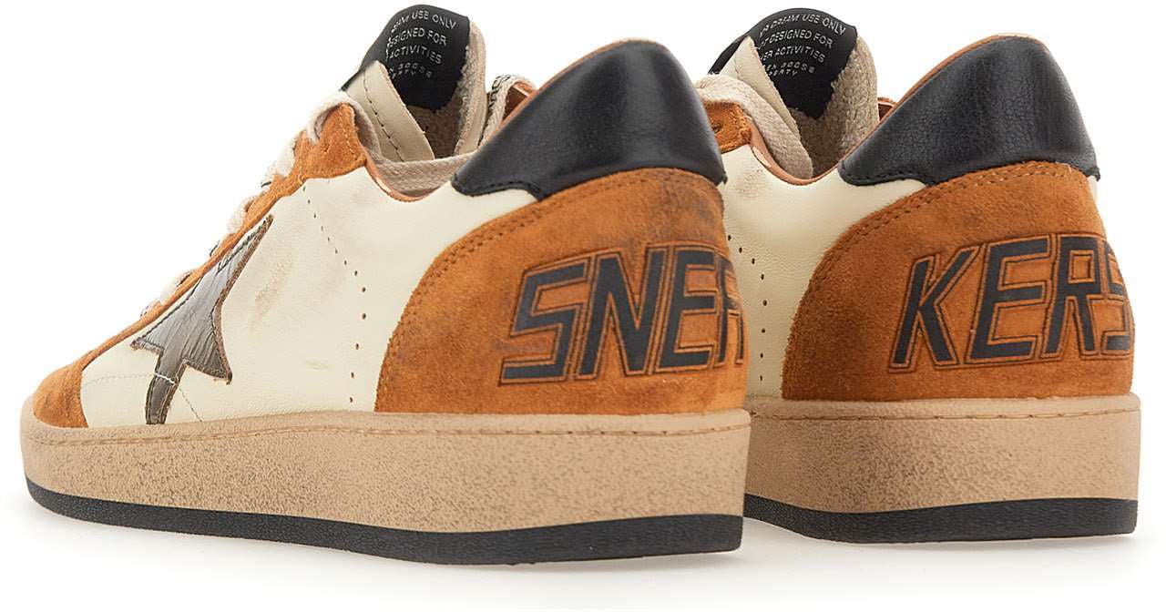 Golden Goose Sneakers Brown Beige