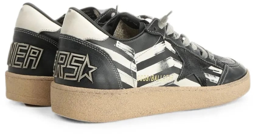 Golden Goose Sneakers Black/Cream Donkergrijs