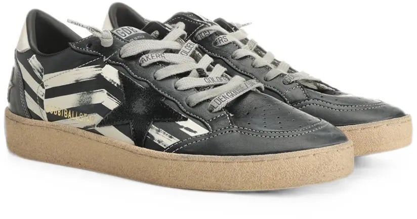 Golden Goose Sneakers Black/Cream Donkergrijs