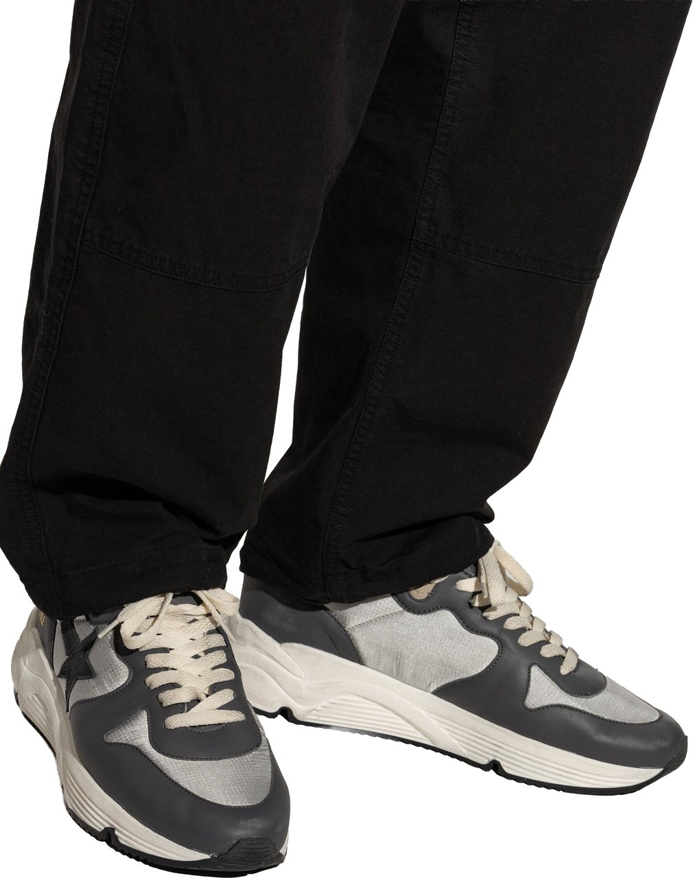 Golden Goose Sneakers Silver/Ebony/Black Donkergrijs