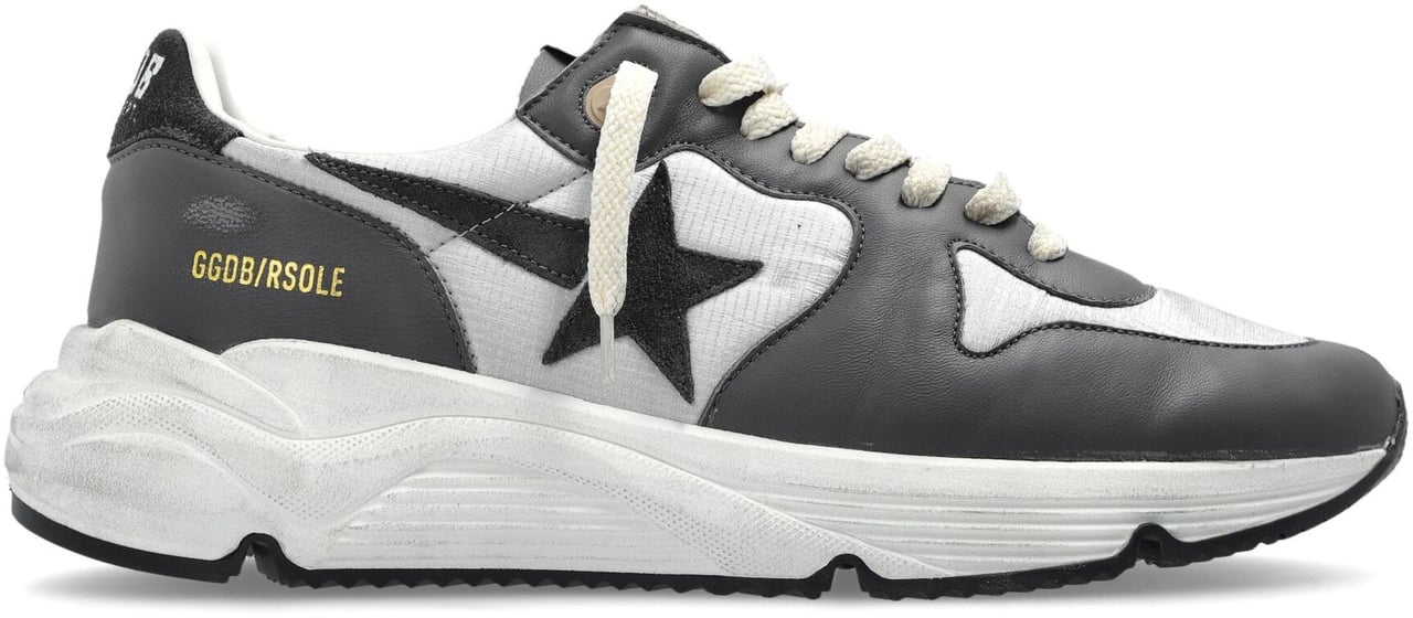 Golden Goose Sneakers Silver/Ebony/Black Donkergrijs