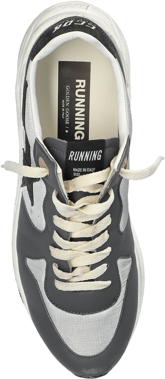 Golden Goose Sneakers Silver/Ebony/Black Donkergrijs