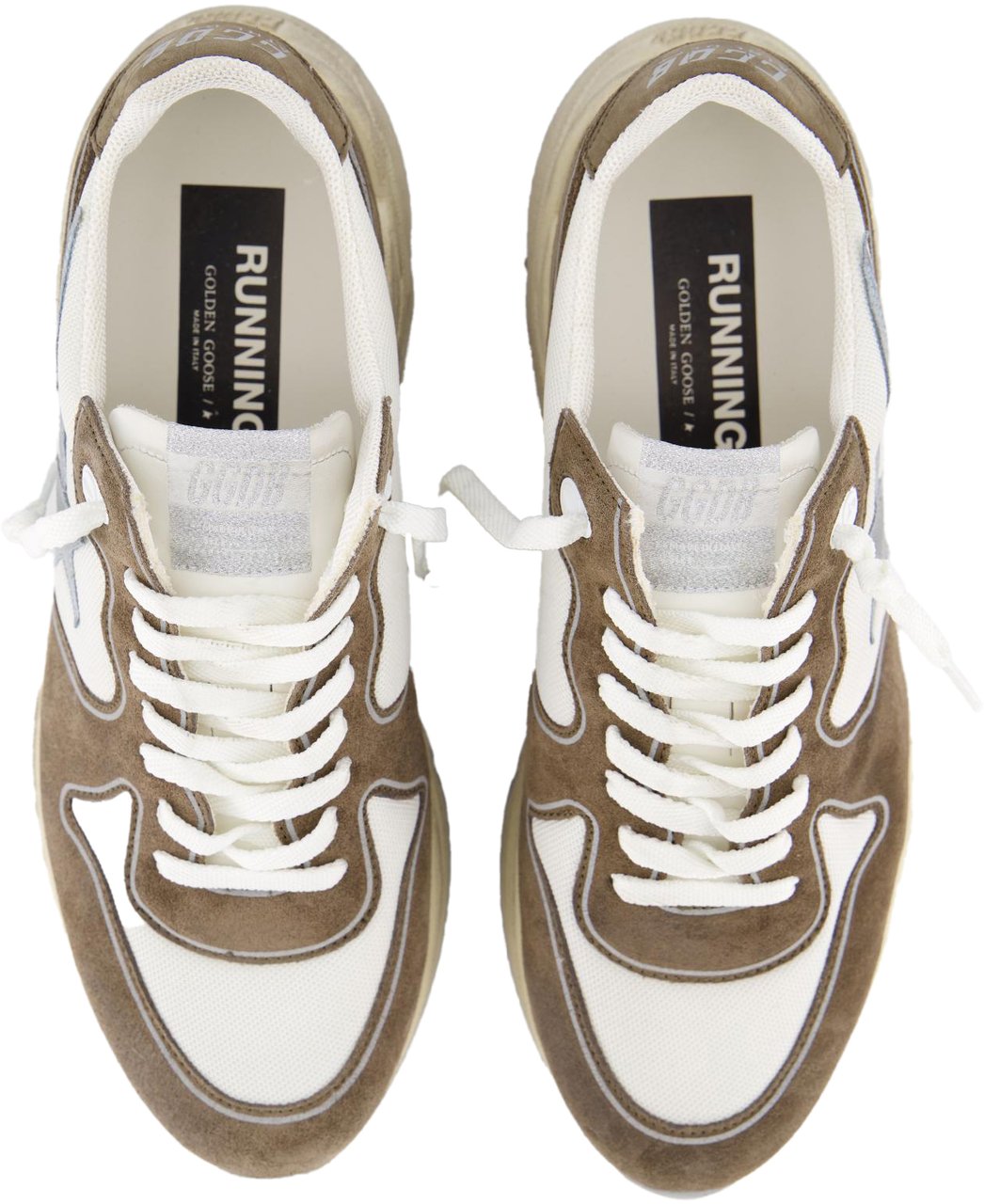 Golden Goose Heren Running Sole Wit