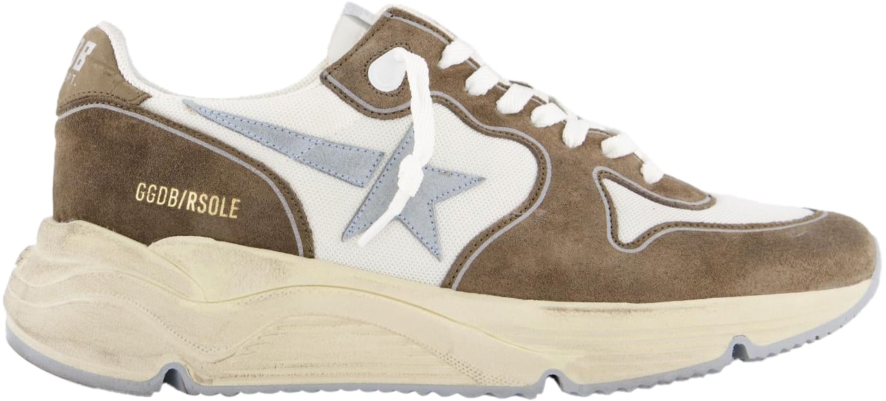 Golden Goose Heren Running Sole Wit