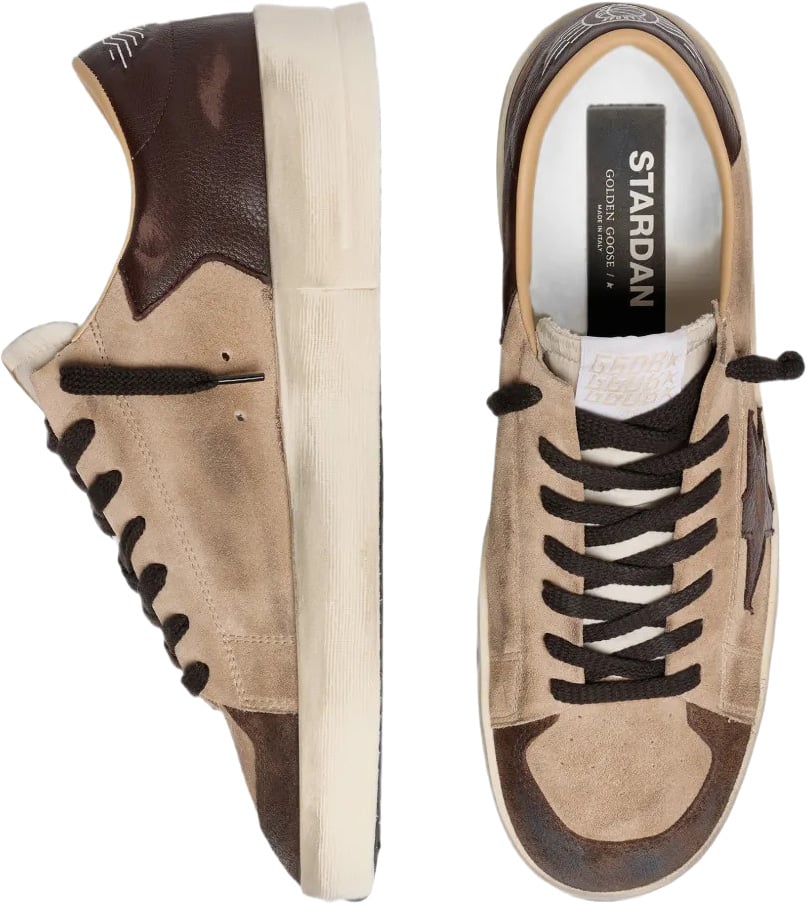 Golden Goose Sneakers Beige/Brown/White Taupe