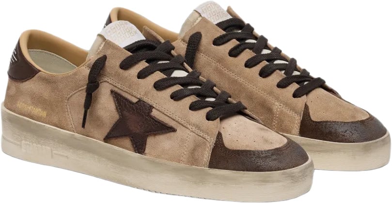 Golden Goose Sneakers Beige/Brown/White Taupe