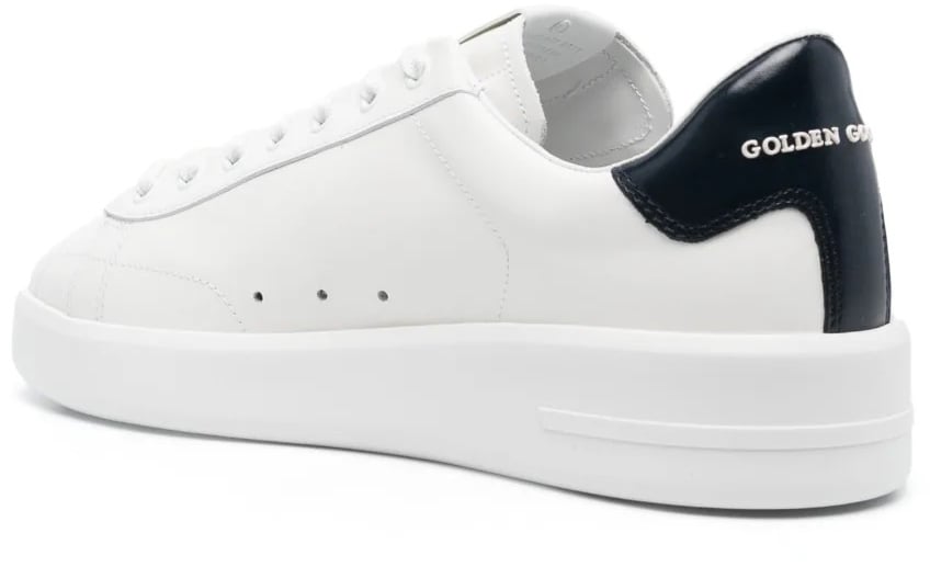 Golden Goose pure star leather upper white Wit