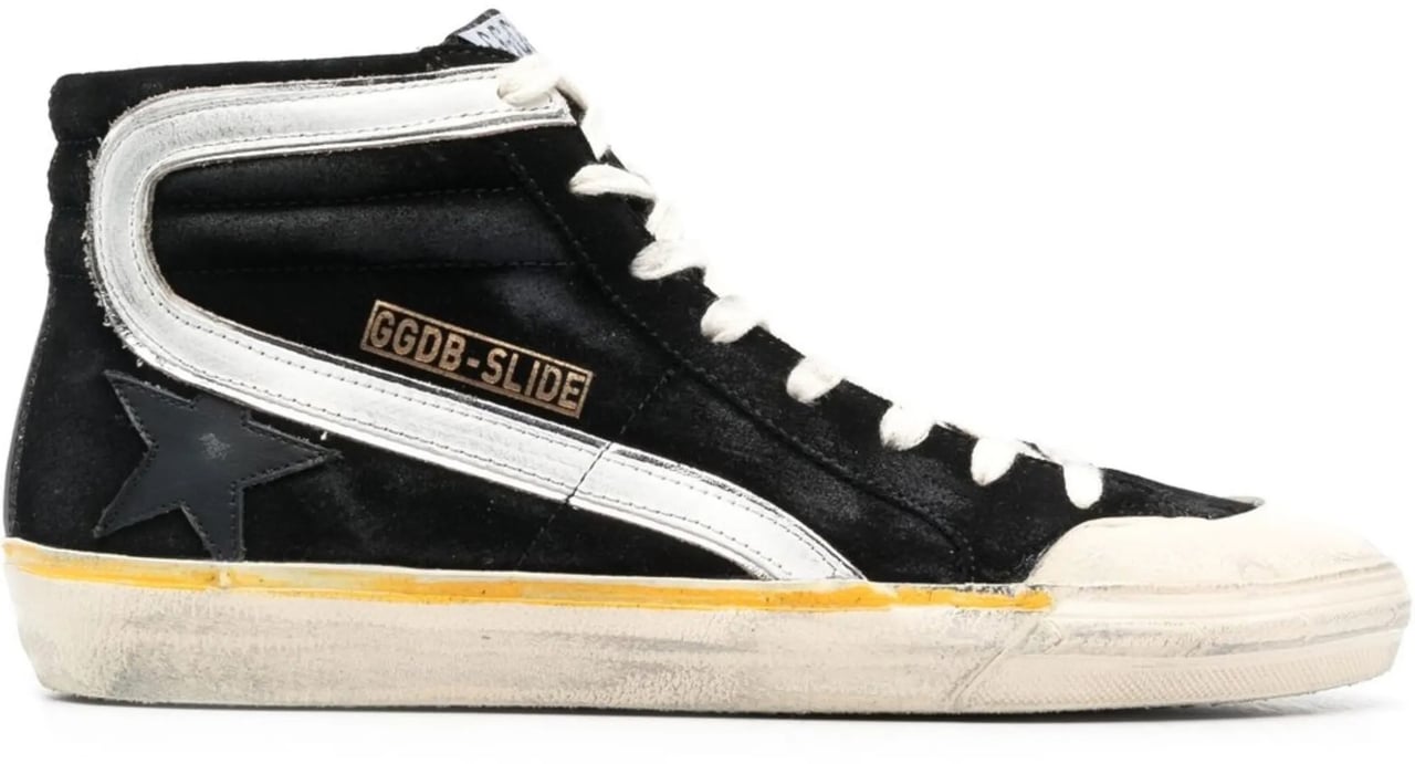 Golden Goose Sneakers Blacksilverwhite Divers