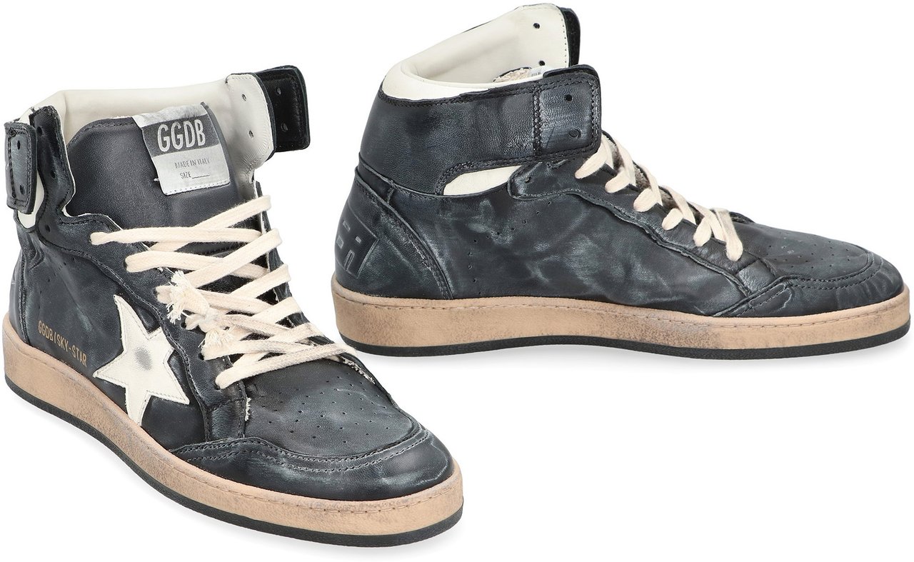 Golden Goose Sneakers high-top Ski Star Zwart