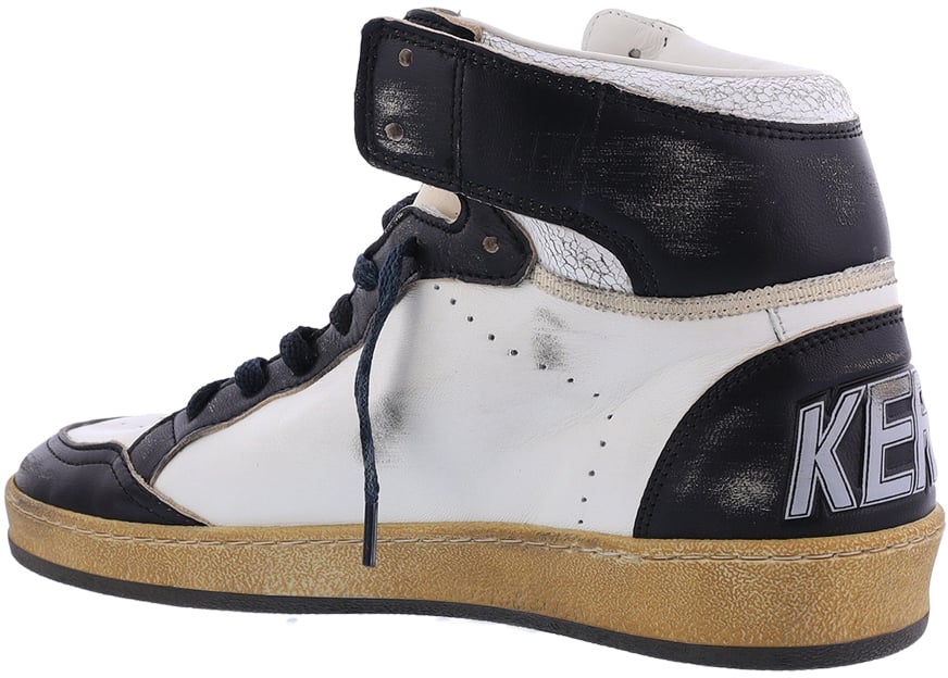 Golden Goose Heren Sky Star Sneaker WIt/Zwart Wit