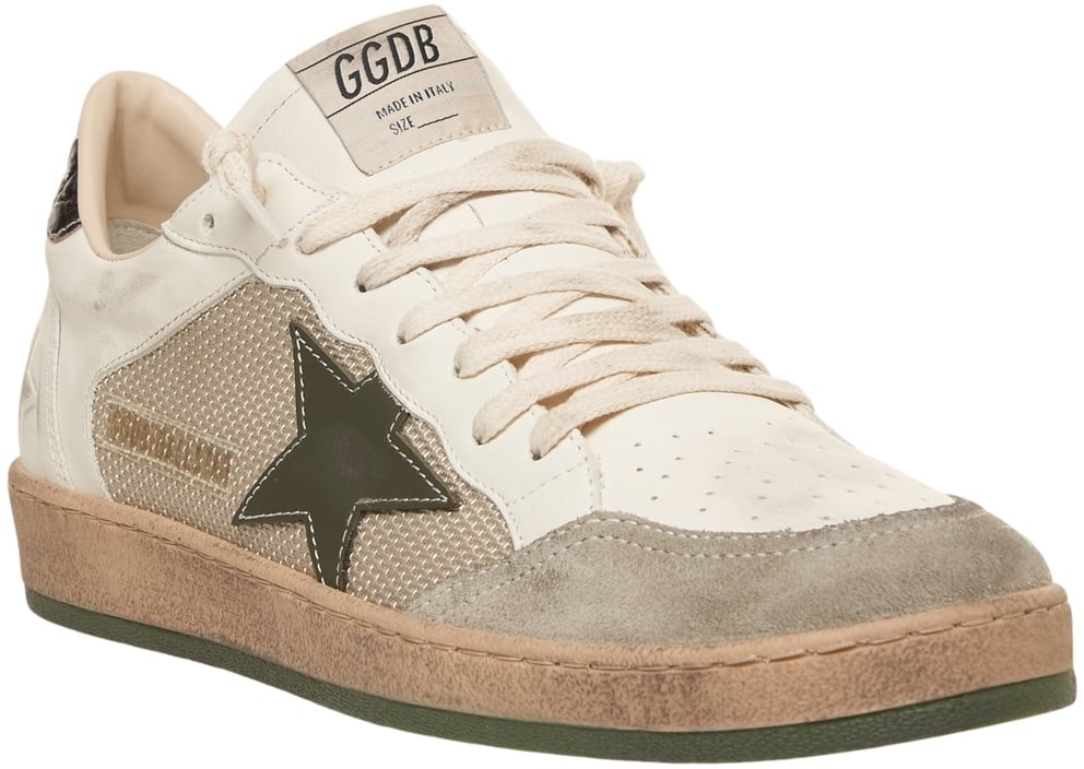 Golden Goose Sneakers 'Ball Star Double Quarter' Beige