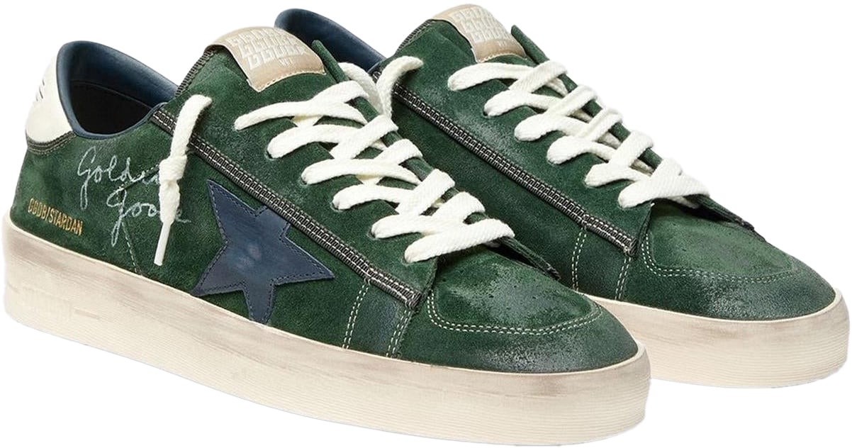 Golden Goose Heren Stardan Groen
