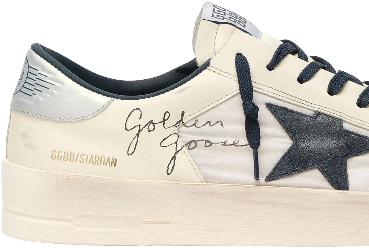 Golden Goose Heren Stardan Sneaker Wit Wit