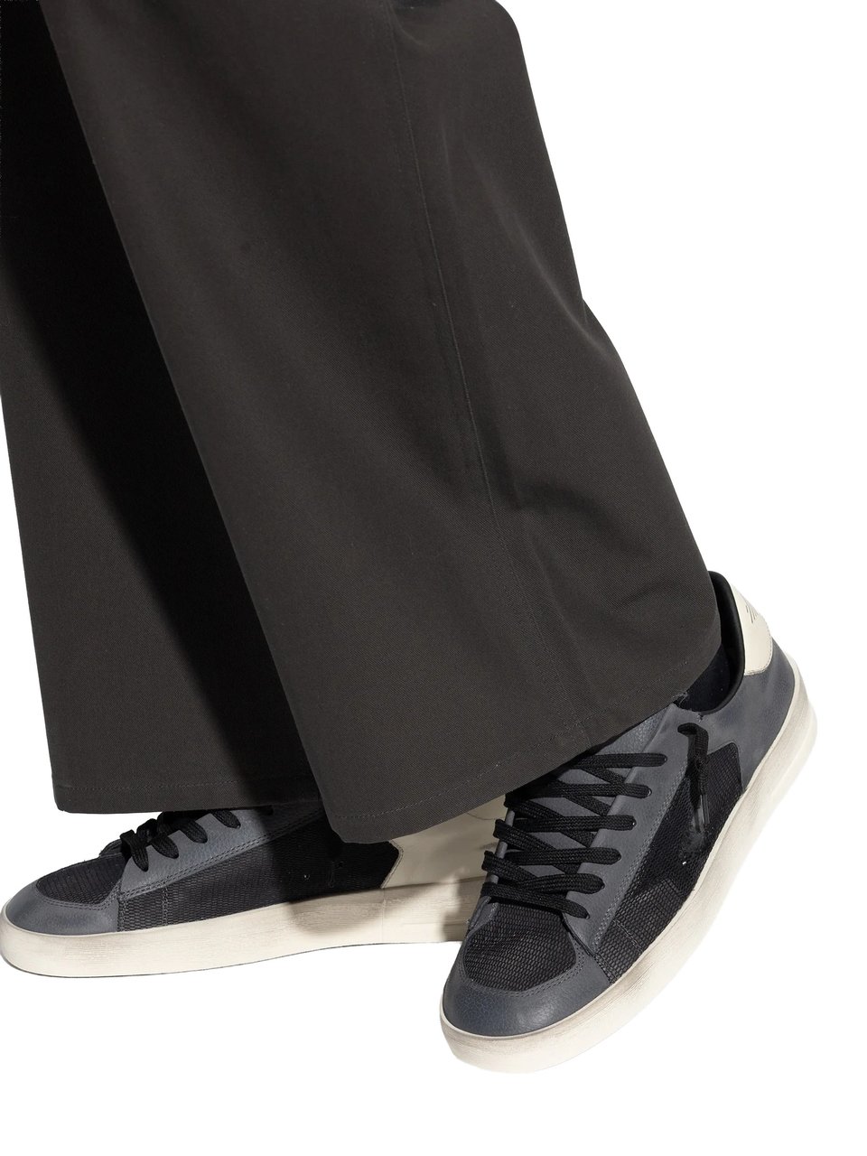 Golden Goose Sneakers Dark Grey/Black/Cream Donkergrijs
