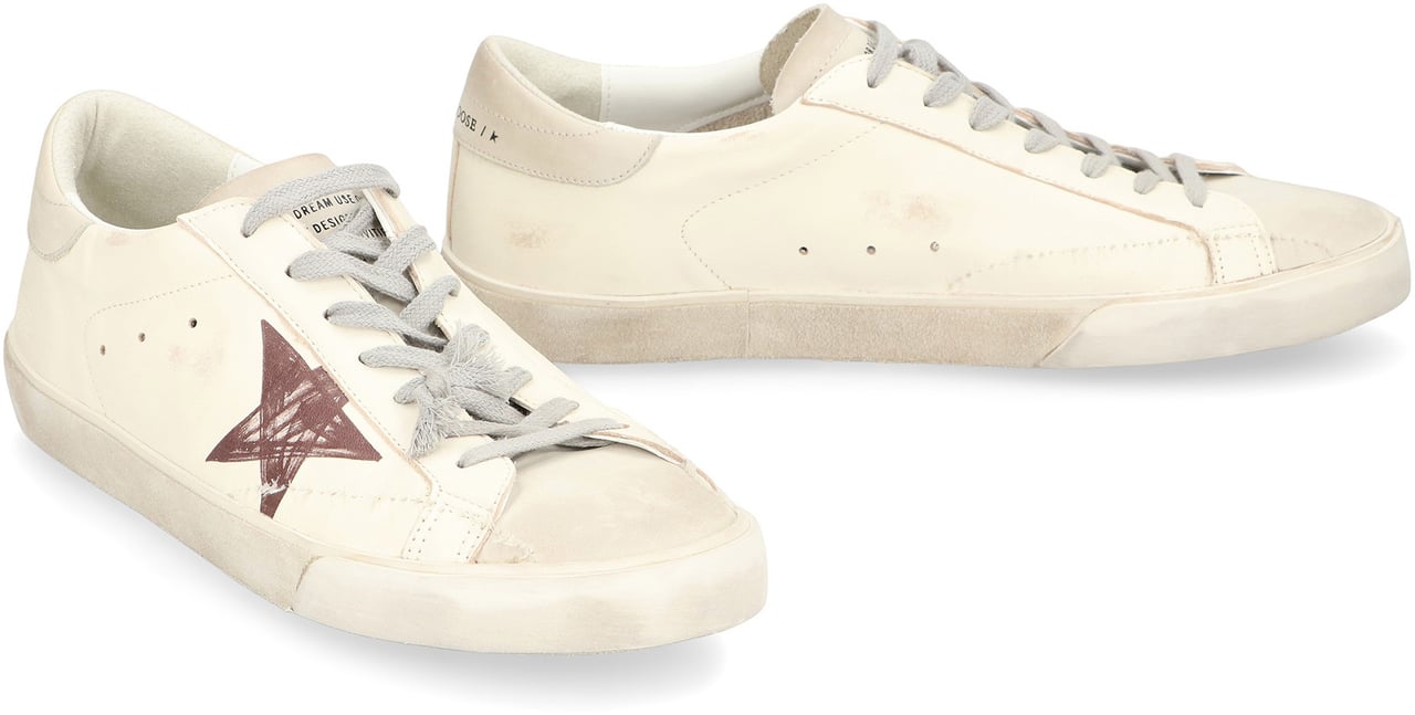 Golden Goose Sneakers low-top Super-Star Wit