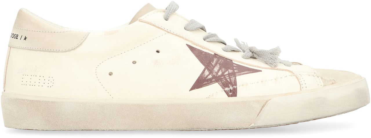 Golden Goose Sneakers low-top Super-Star Wit