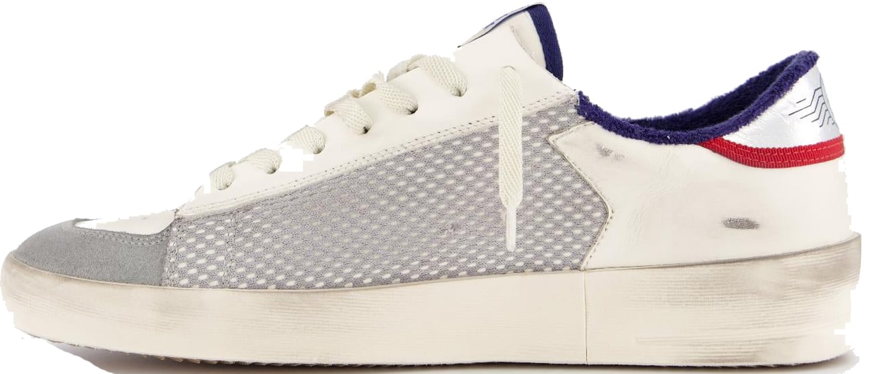 Golden Goose Heren Stardan Sneaker Wit/Grijs Wit