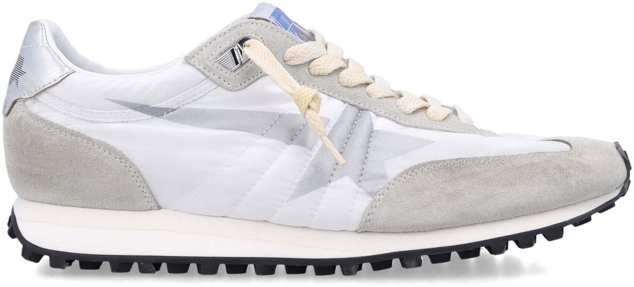 Golden Goose Running Marathon White Grey Silver Wit