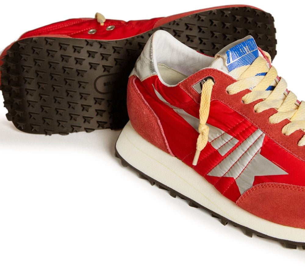 Golden Goose Sneakers Redsilver Rood