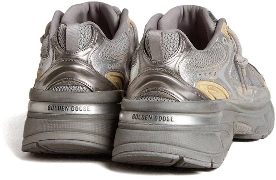 Golden Goose Sneakers Silver Zilver