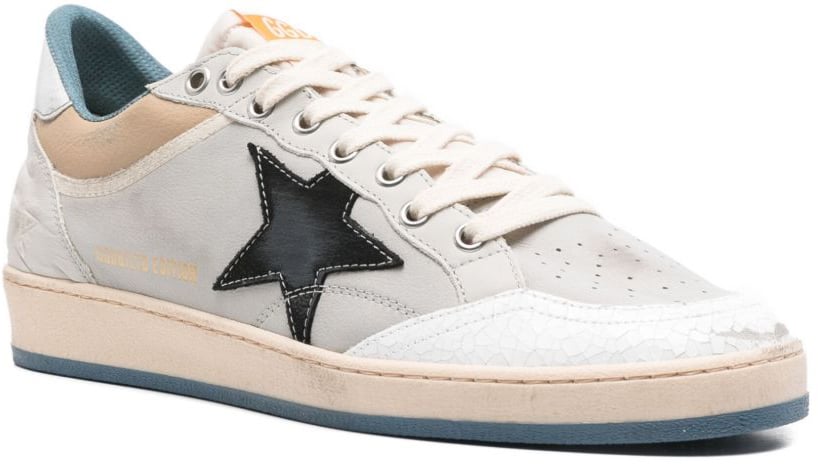 Golden Goose Sneakers Pearl Greywhitebeigeblack Zilver
