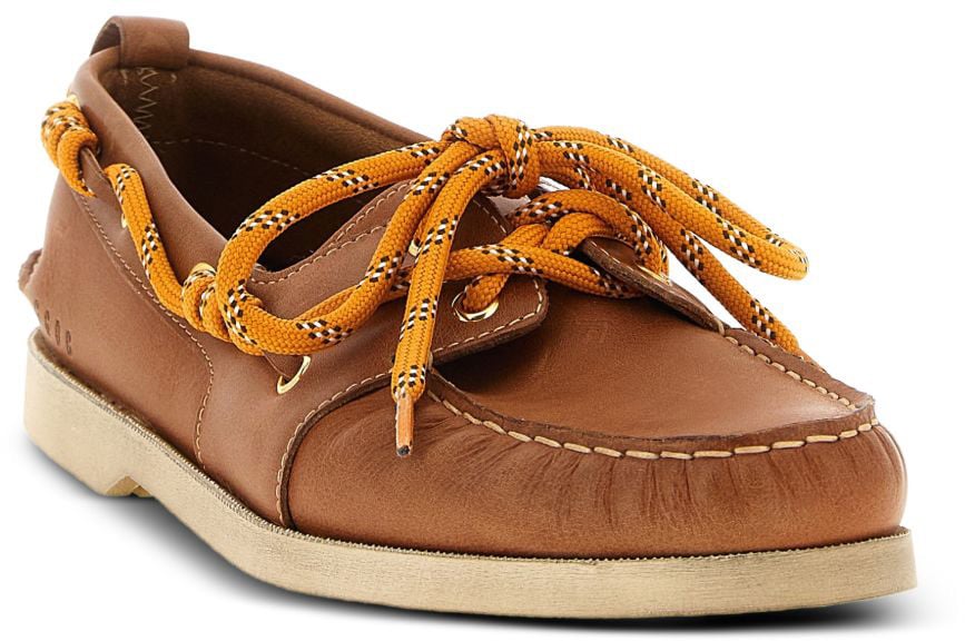 Golden Goose Flat Shoes Leather Brown Bruin