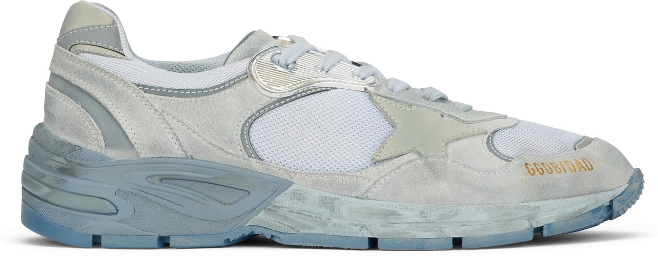 Golden Goose Sneakers Running man Dad Star Lichtgrijs