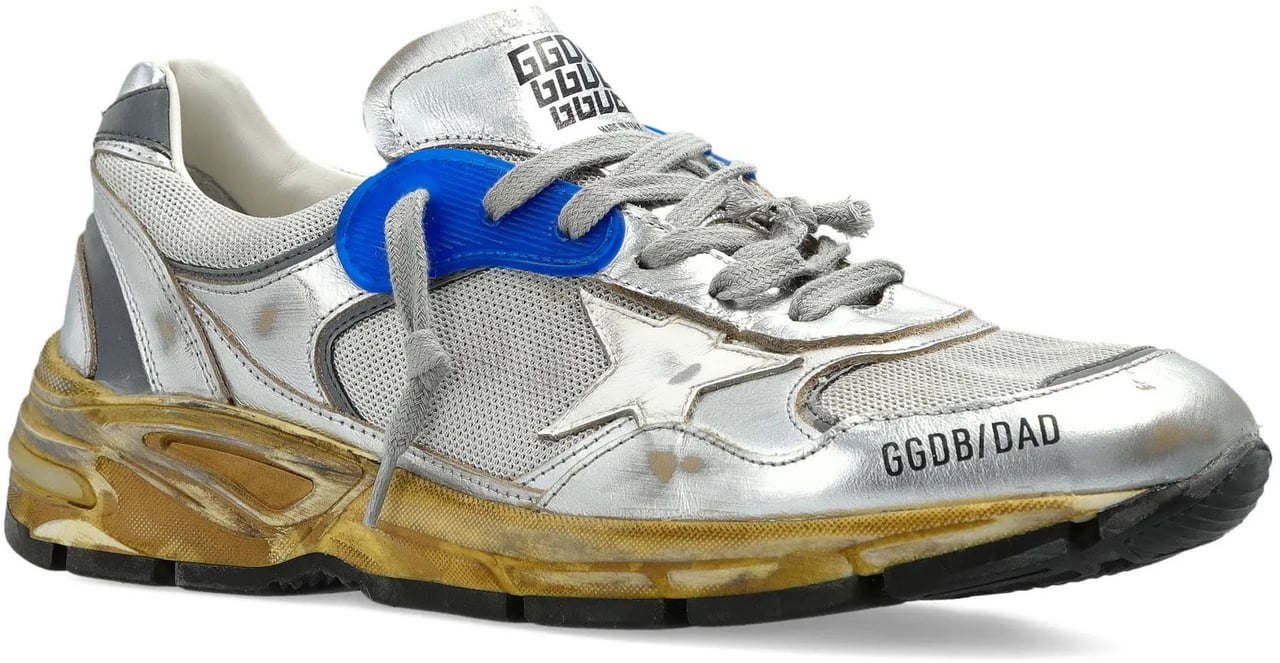 Golden Goose Sneakers Silver Zilver