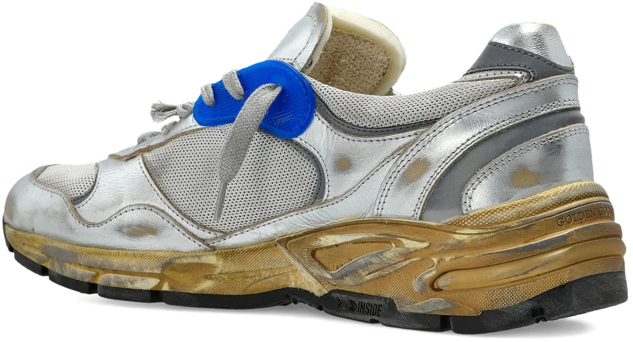 Golden Goose Sneakers Silver Zilver