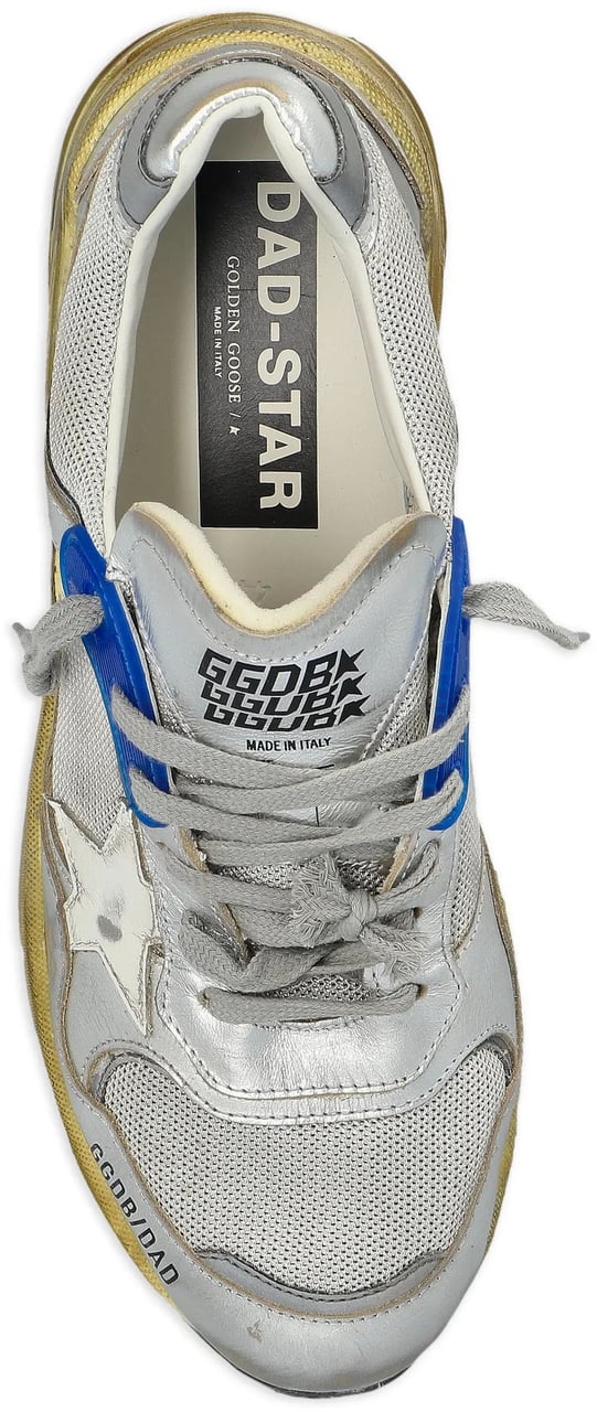 Golden Goose Sneakers Silver Zilver